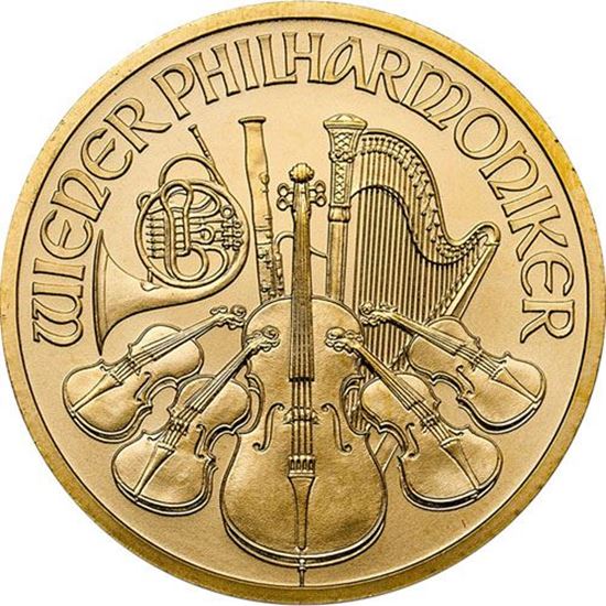 Picture of 1/2oz Austrian Philharmonic - Varied Years