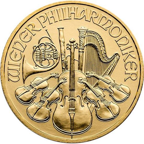Picture of 1/4oz 24k Gold Austrian Philharmonic - Varied Years