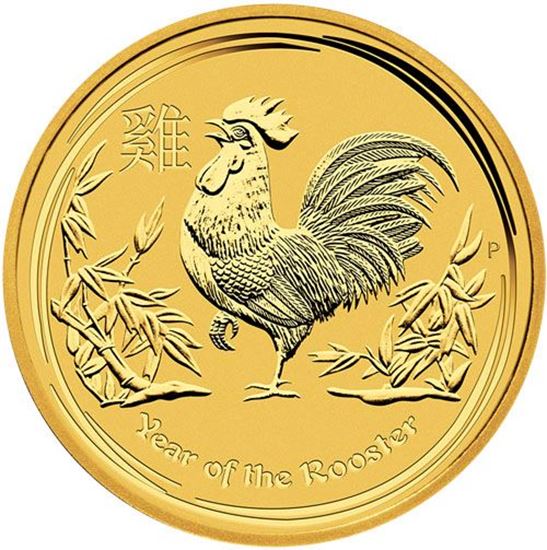 Picture of 2017 1/4oz Australian 'Year Of The Rooster' Gold Coin