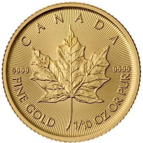 Picture of 1/10oz Canadian Maple Leaf - Varied Years