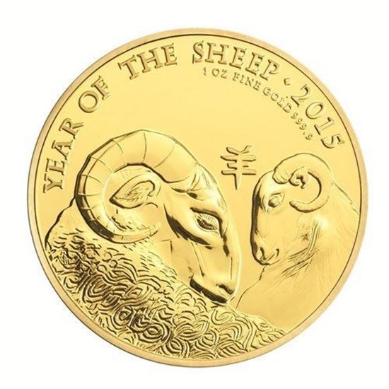 Picture of 2015 1oz UK Lunar 'Year Of The Sheep' Gold Coin