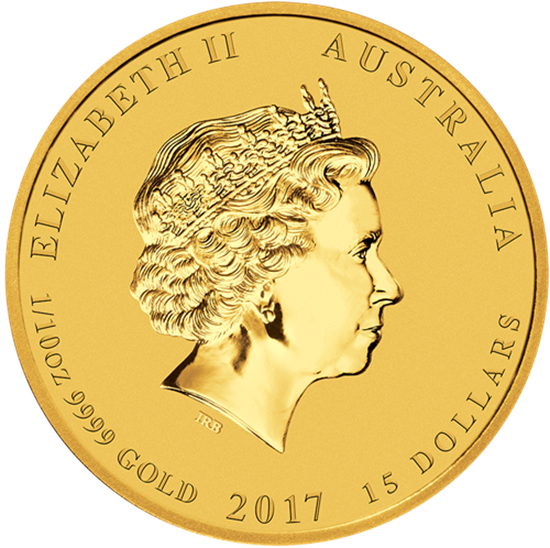 Picture of 2017 1/10oz 24k Gold Australian 'Year Of The Rooster'