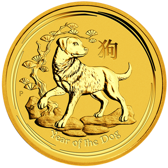 Picture of 2018 1oz Australian 'Year Of The Dog' Gold Coin