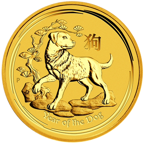 Picture of 2018 1/2oz Australian 'Year Of The Dog' Gold Coin