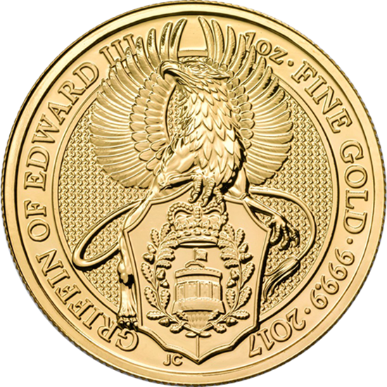 Picture of 2017 1oz UK Queen's Beast 'Griffin' Gold Coin