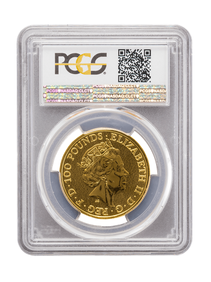 Picture of PCGS 2016 1oz Gold Queen's Beast 'Lion' MS70