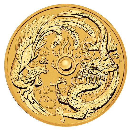 Picture of 2018 1oz Australian Dragon and the Phoenix Gold Coin