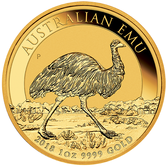 Picture of 2018 1oz 24k Gold Australian Emu