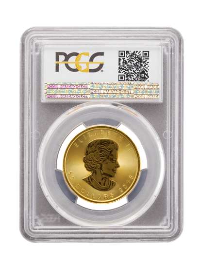 Picture of PCGS 2018 1oz Gold Canadian Maple Leaf MS67