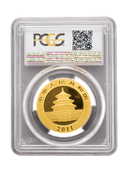 Picture of PCGS 2011 1oz Gold Chinese Panda MS67