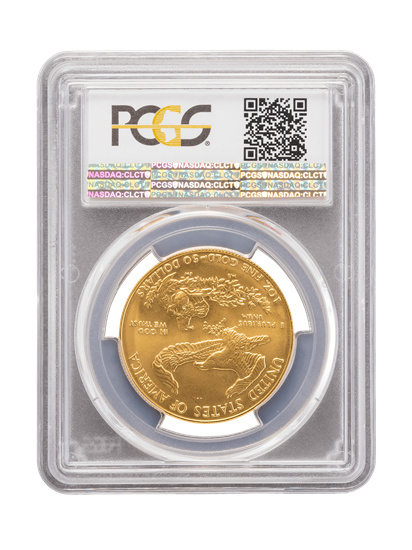 Picture of PCGS 1987 1oz Gold American Eagle MS68