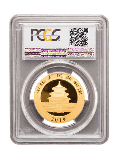 Picture of PCGS 2019 1oz Gold Chinese Panda MS70