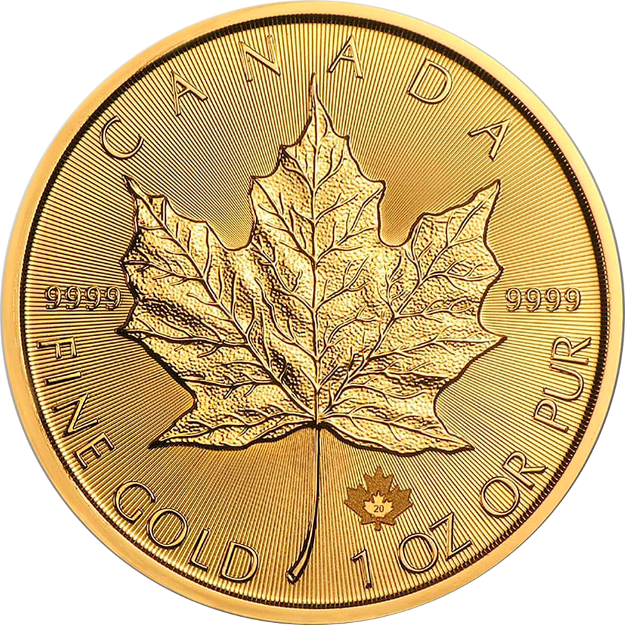 Picture of 2020 1oz Canadian Maple Leaf Gold Coin