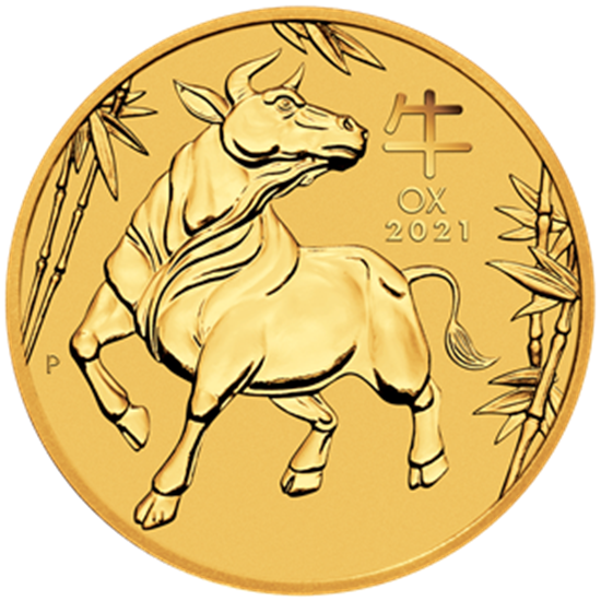Picture of 2021 1oz 24k Gold Australian 'Year Of The Ox'