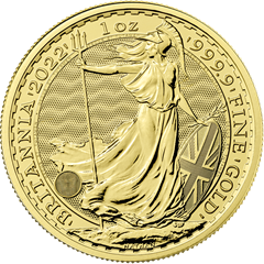 Picture of 2022 1oz UK Britannia Gold Coin