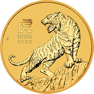 Picture of 2022 1oz 24k Gold Australian 'Year Of The Tiger'