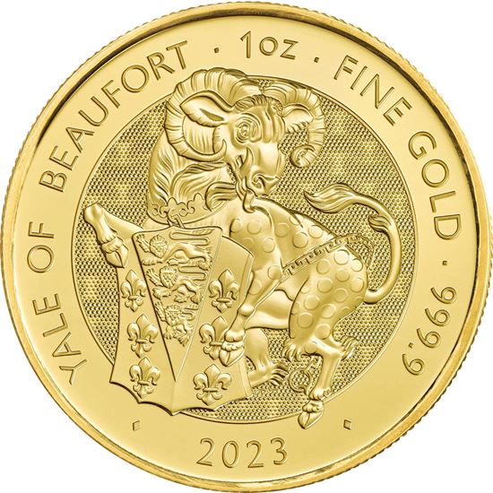 Picture of 2023 1oz 24k Gold UK Tudor Beast 'Yale of Beaufort'