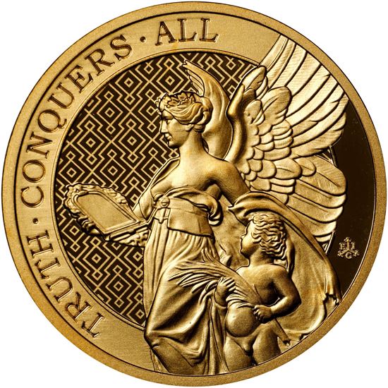 Picture of 2022 1oz UK Queen's Virtue 'Truth' Gold Coin