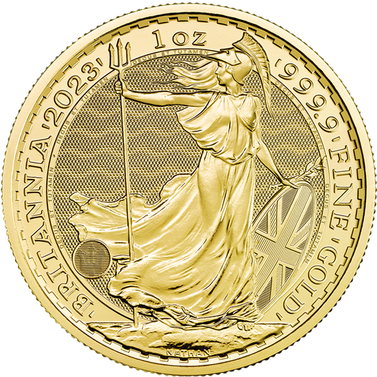 Picture of 2023 1oz UK Britannia QEII Gold Coin