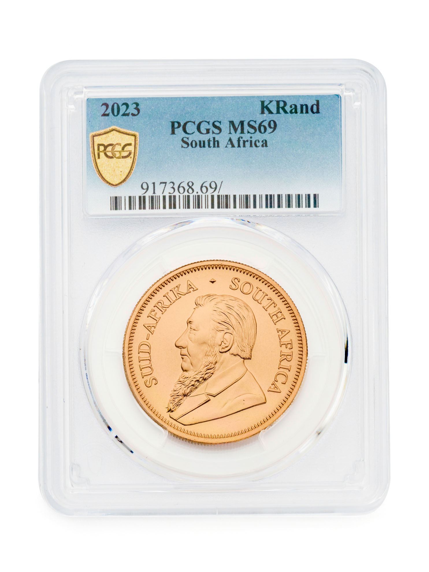 Picture of PCGS 2023 1oz Gold South African Krugerrand MS69