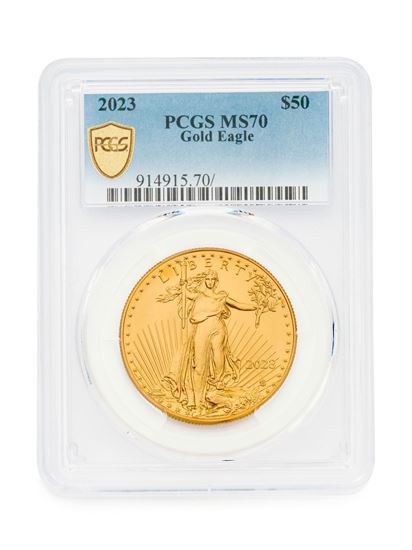Picture of PCGS 2023 1oz Gold American Type 2 Eagle MS70