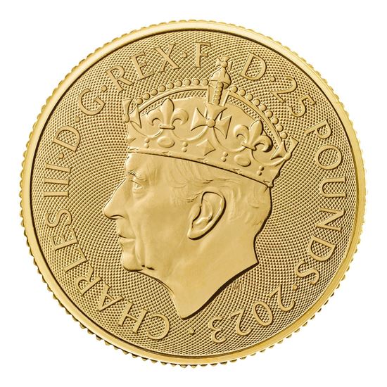 Picture of 2023 1/4oz UK King Charles III Coronation Gold Coin
