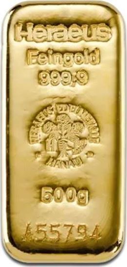 Heraeus 500g gold bar 1