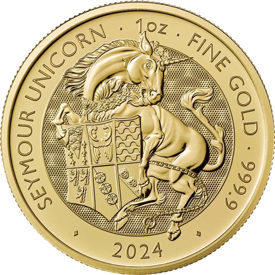 Picture of 2024 1oz UK Tudor Beast 'Seymour Unicorn' Gold Coin