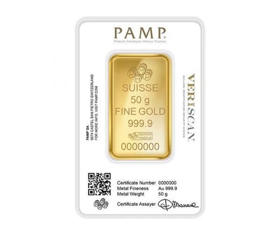 Picture of Pamp Fortuna 50g Gold Bar