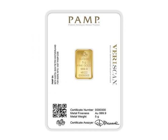 Picture of PAMP Fortuna 5g Gold Bar