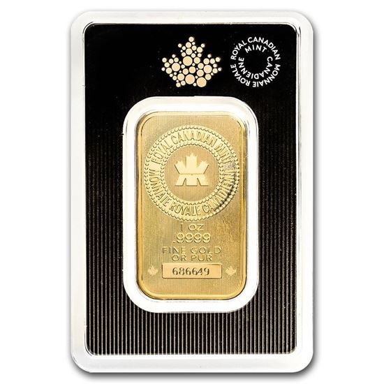Picture of Royal Canadian Mint 1oz Gold Bar
