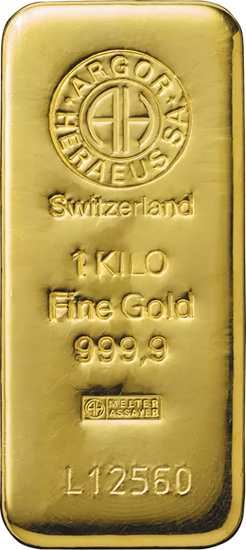 Picture of Argor-Heraeus 1kg Cast Gold Bar