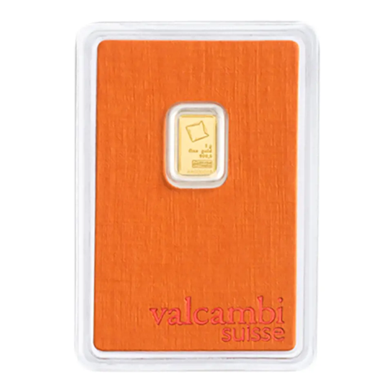Picture of Valcambi 1g Gold Bar