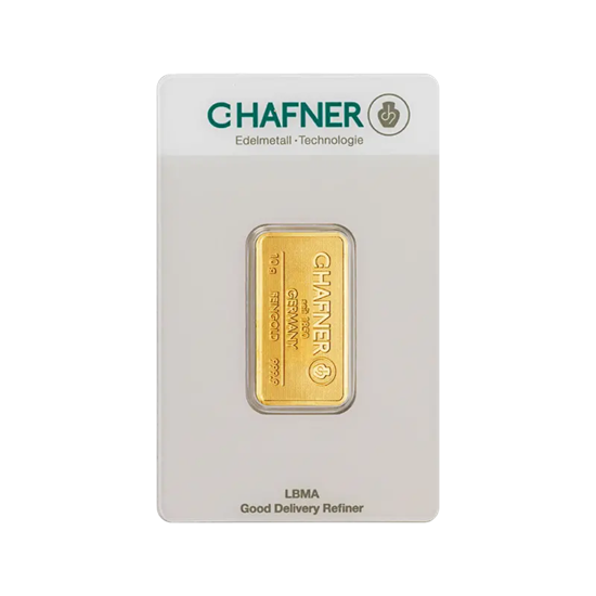 Picture of C.Hafner 10g Gold Bar