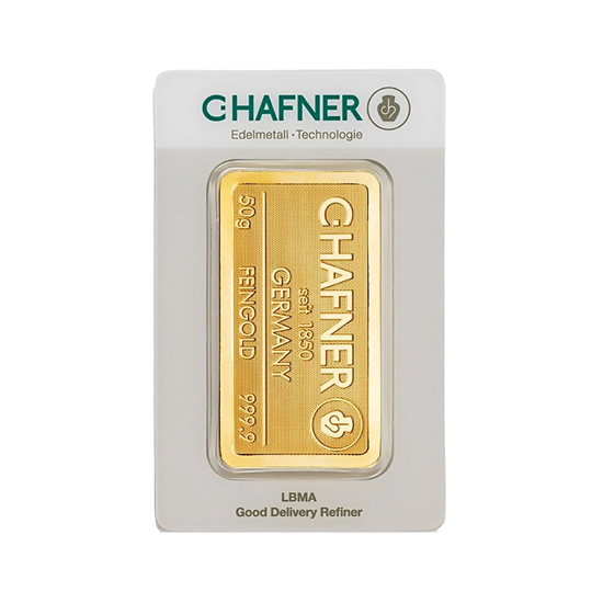 Picture of C.Hafner 50g Gold Bar