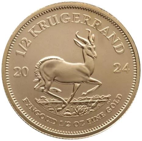 Picture of 2024 1/2oz 22k Gold South African Krugerrand