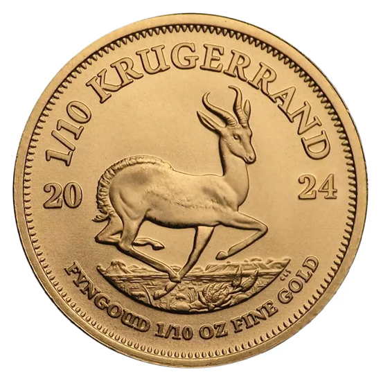 Picture of 2024 1/10oz South African Krugerrand Gold Coin