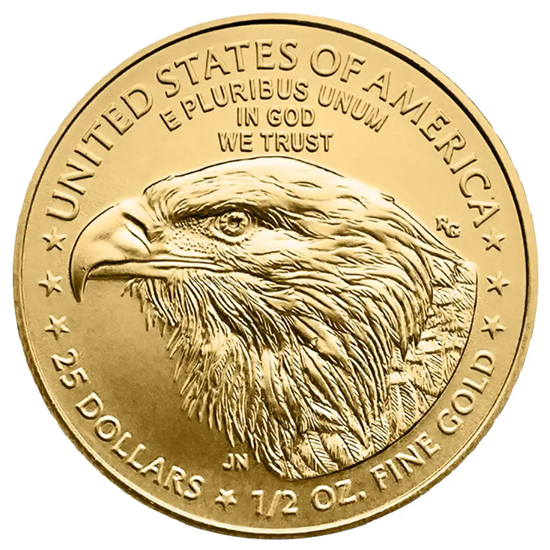 Picture of 2024 1/2oz 22k Gold American Eagle